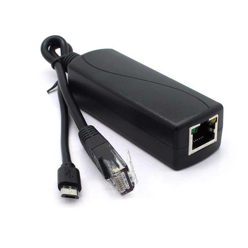 ANVISION 4-Pack Gigabit PoE Splitter, 48V to 5V 2.4A Micro USB Ethernet Adapter, Compatible with Raspberry Pi 3B+, IP Camera and More - Image 2
